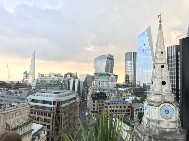 Alfresco dining in London this summer.