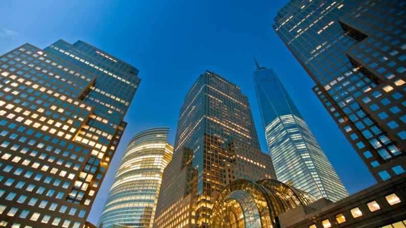 real estate city skyline